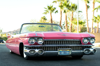 Cadillac Convertible 1959 Background for Android, iPhone and iPad