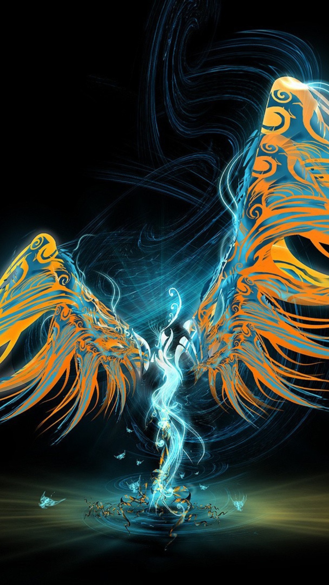 Abstract Angel wallpaper 1080x1920