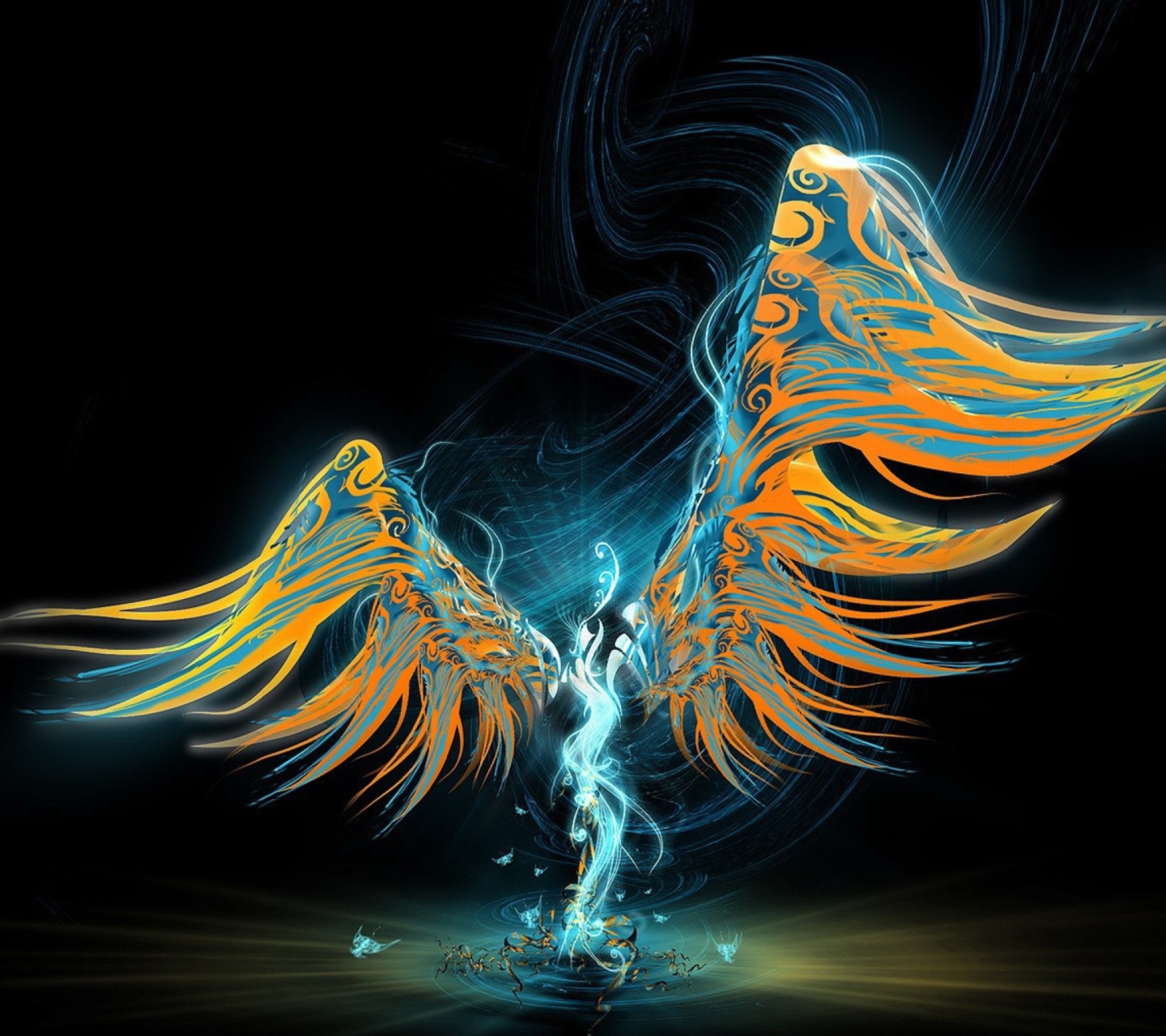 Abstract Angel wallpaper 1440x1280