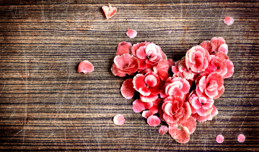 Heart Shaped Flowers screenshot #1 1024x600