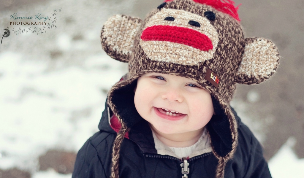Fondo de pantalla Cute Smiley Baby Boy 1024x600