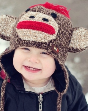 Das Cute Smiley Baby Boy Wallpaper 176x220