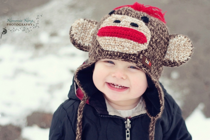 Cute Smiley Baby Boy wallpaper