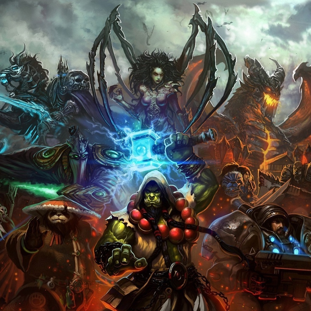 Fondo de pantalla World of Warcraft Mists of Pandaria 1024x1024