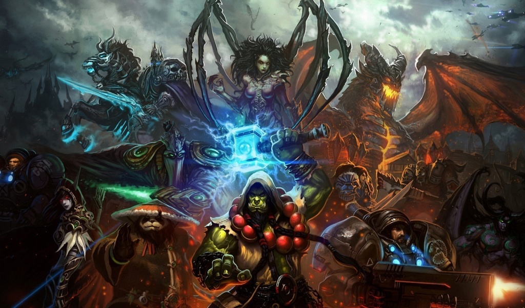 Das World of Warcraft Mists of Pandaria Wallpaper 1024x600