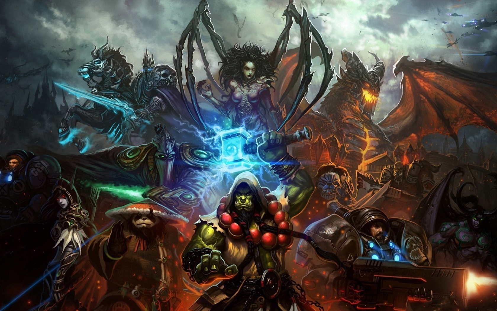 Fondo de pantalla World of Warcraft Mists of Pandaria 1680x1050
