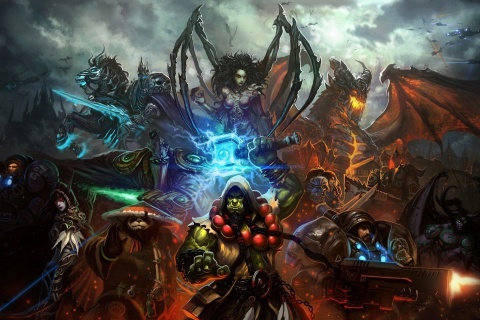 Das World of Warcraft Mists of Pandaria Wallpaper 480x320