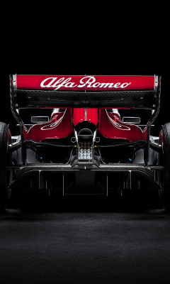 Обои Alfa Romeo Sauber C37 240x400