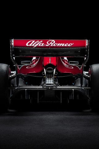 Sfondi Alfa Romeo Sauber C37 320x480