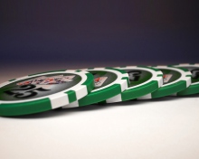 Das Texas Holdem Poker Chips Wallpaper 220x176