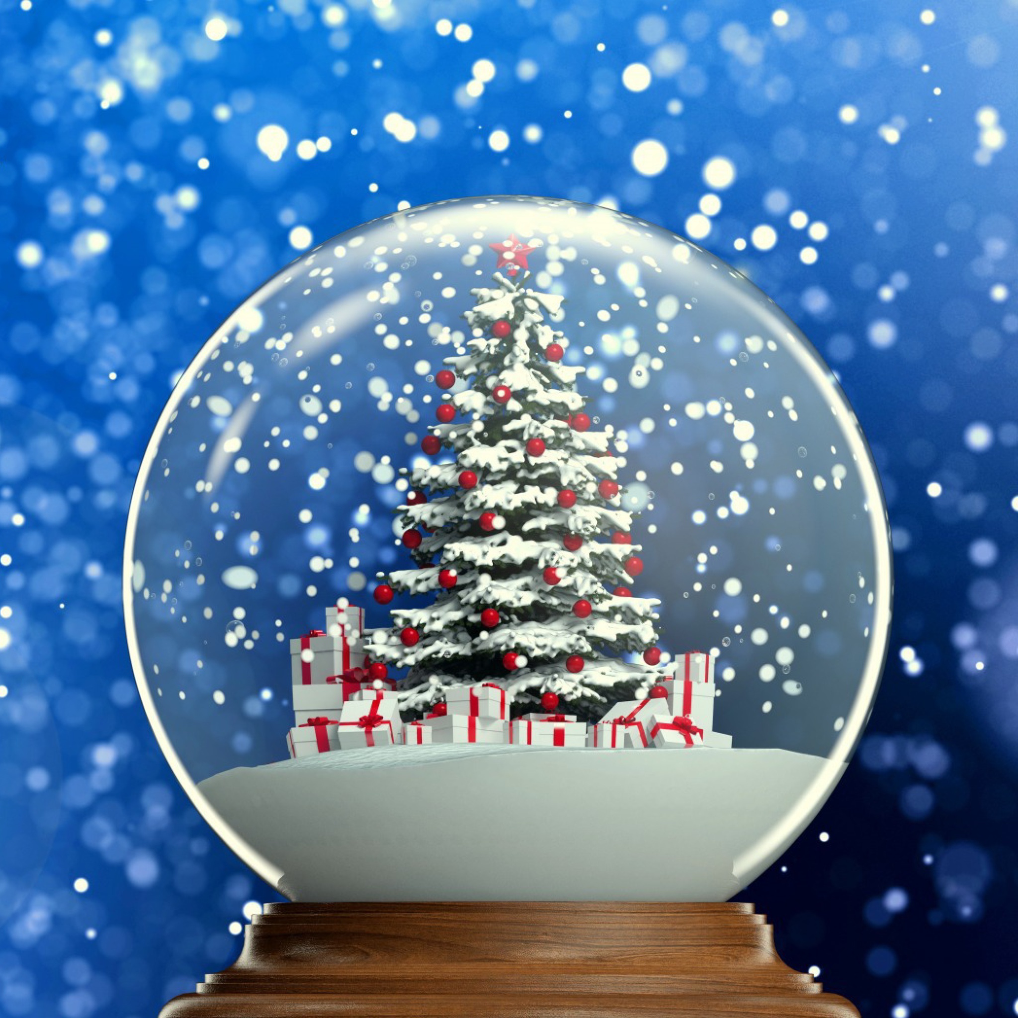 Screenshot №1 pro téma New Year Globe Ball 2048x2048