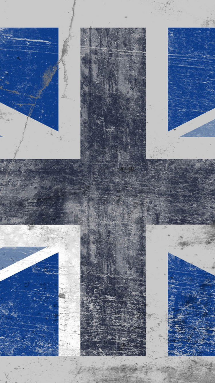 Flag of Great Britain wallpaper 750x1334