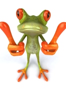 Sfondi 3D Frog Thumbs Up 132x176