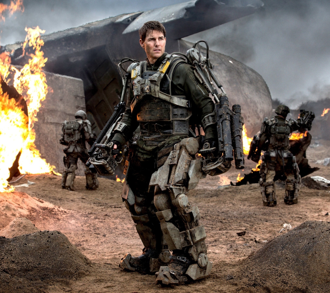 Edge Of Tomorrow With Tom Cruise wallpaper 1080x960