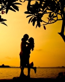 Das Sunset Romance Wallpaper 128x160