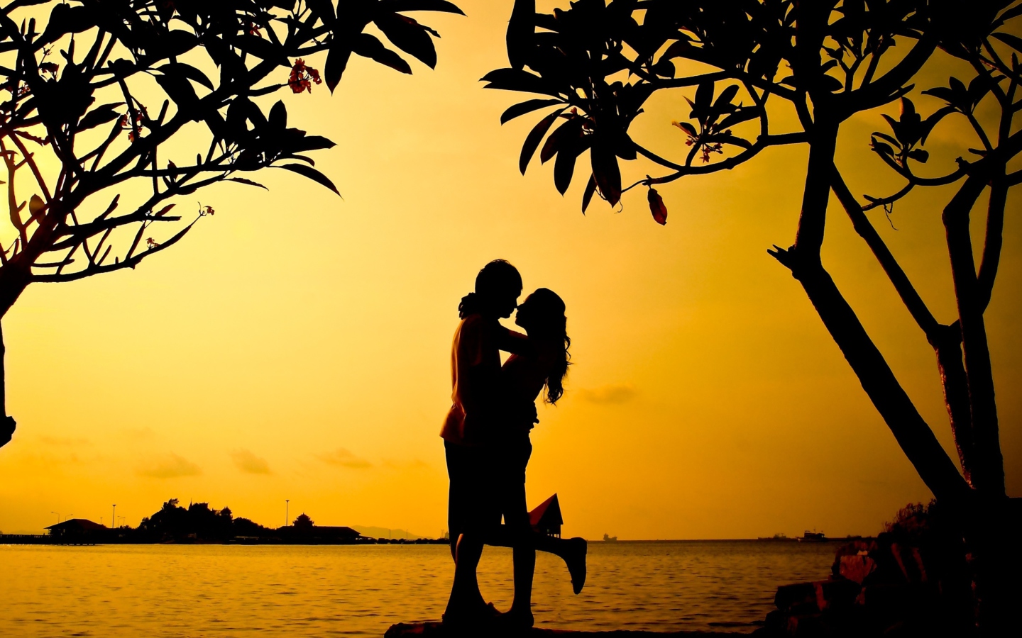 Обои Sunset Romance 1440x900