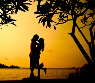Sunset Romance - Fondos de pantalla gratis para 1024x1024