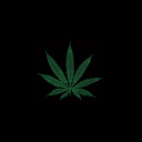 Fondo de pantalla Marijuana Leaf 128x128