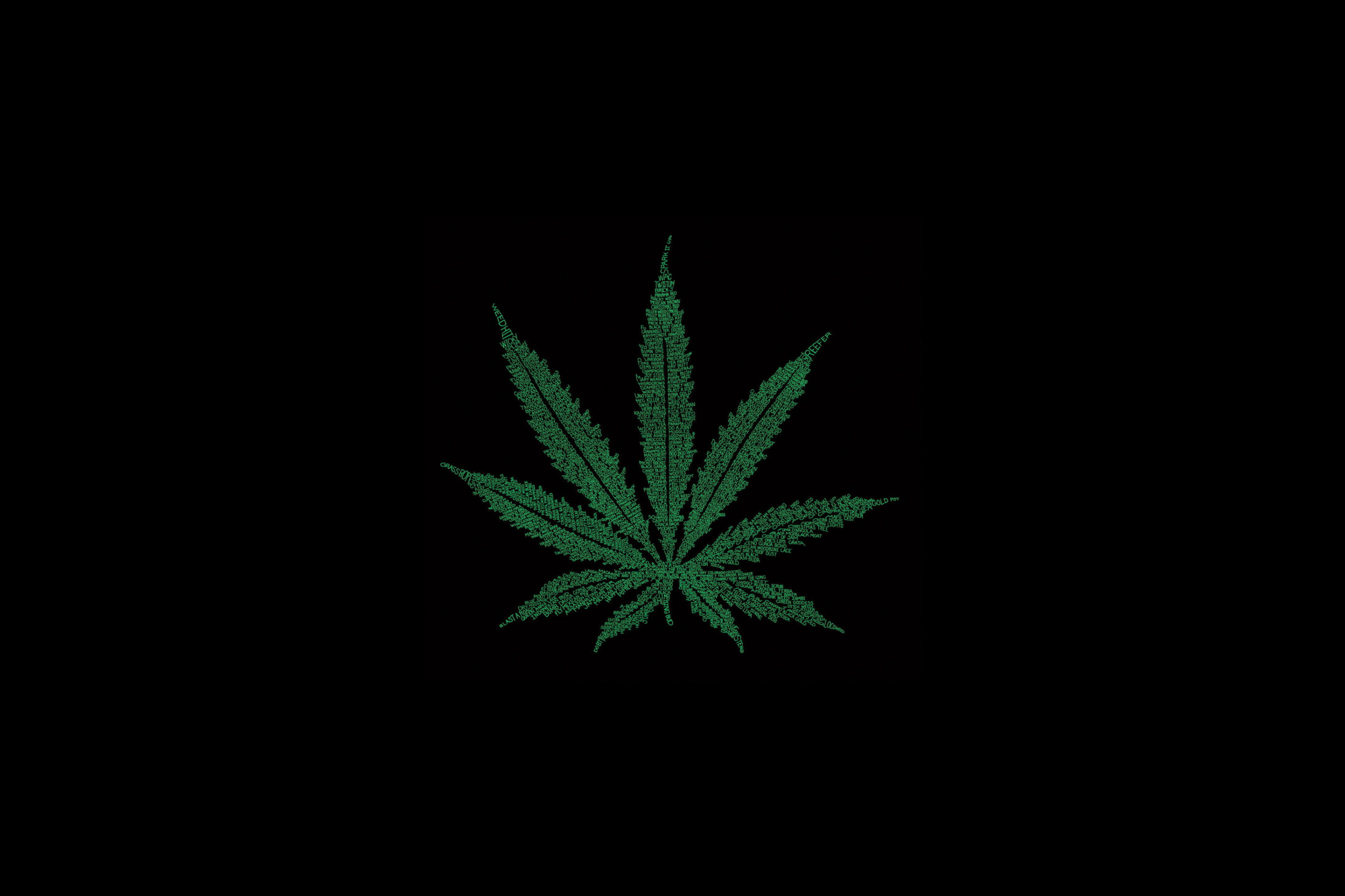 Screenshot №1 pro téma Marijuana Leaf 2880x1920