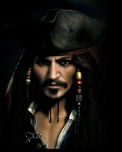 Captain Jack Sparrow wallpaper 176x220