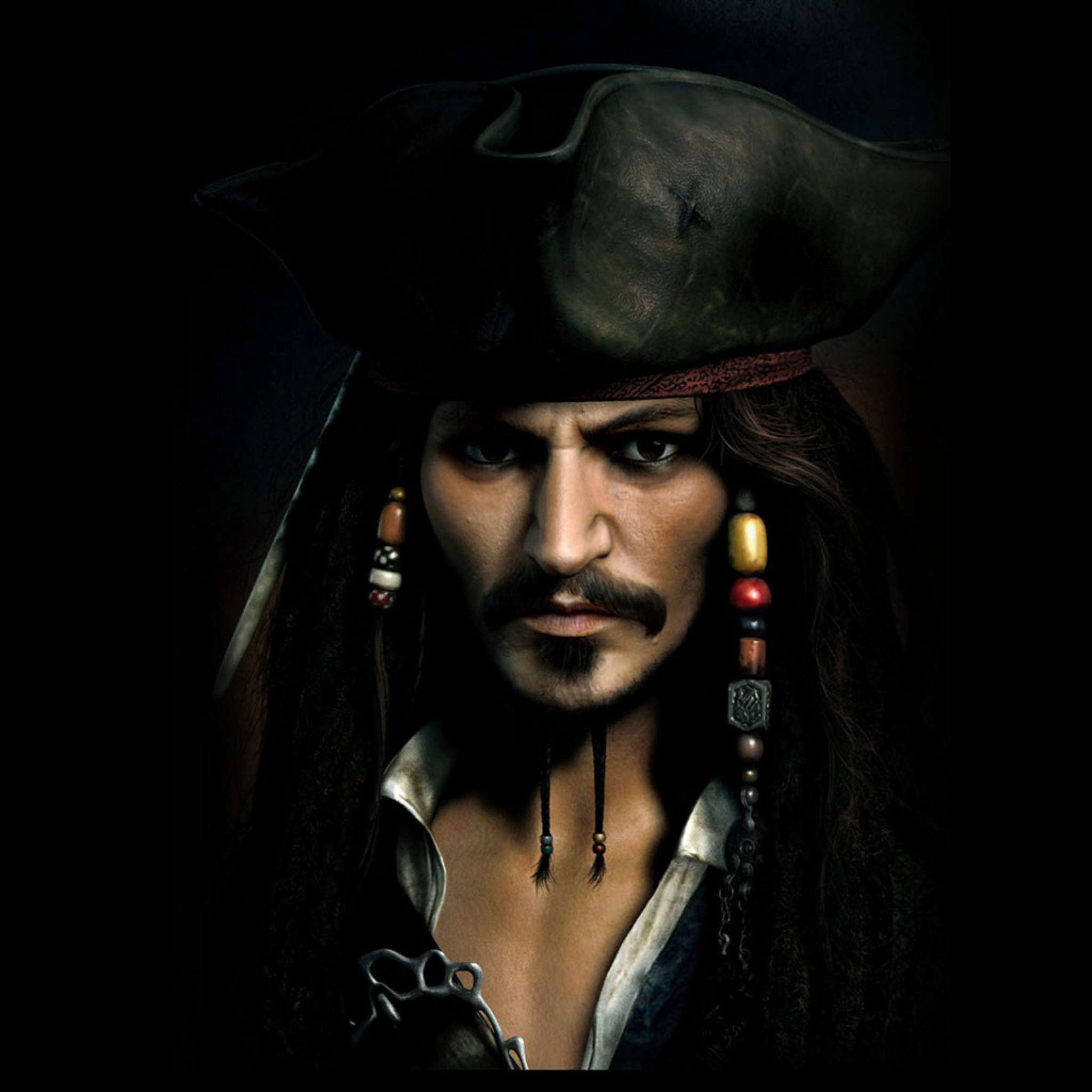 Das Captain Jack Sparrow Wallpaper 2048x2048