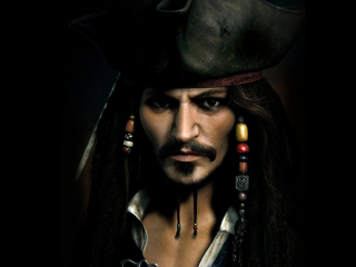 Fondo de pantalla Captain Jack Sparrow 320x240