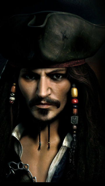 Sfondi Captain Jack Sparrow 360x640