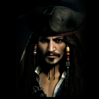 Kostenloses Captain Jack Sparrow Wallpaper für iPad 3