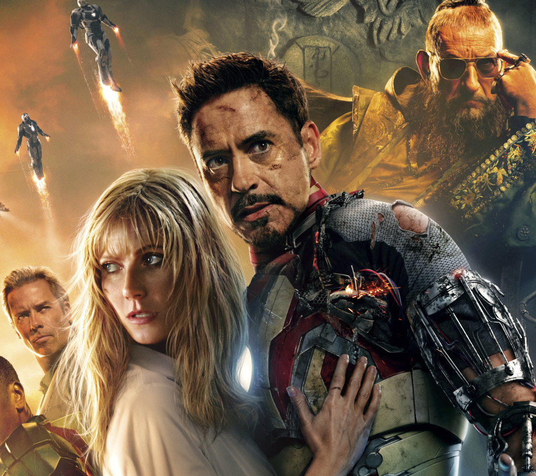 Fondo de pantalla Iron Man 3 Robert Downey Jr 1080x960