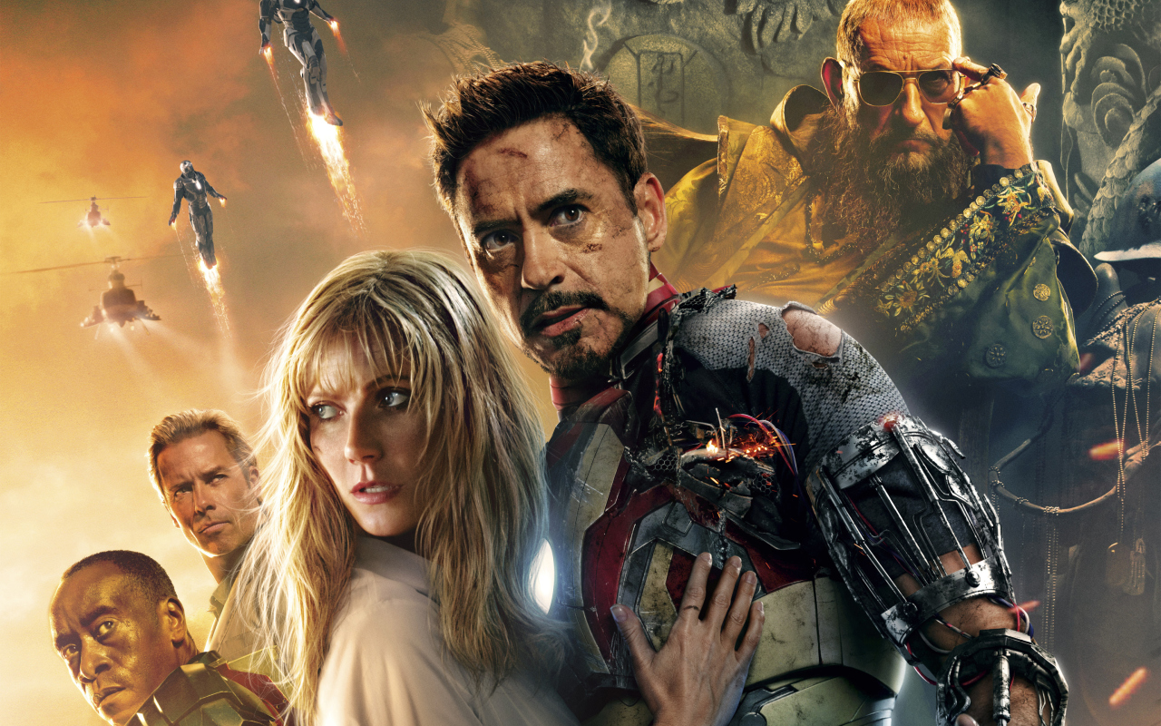 Iron Man 3 Robert Downey Jr wallpaper 1280x800