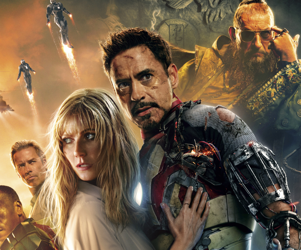 Sfondi Iron Man 3 Robert Downey Jr 960x800