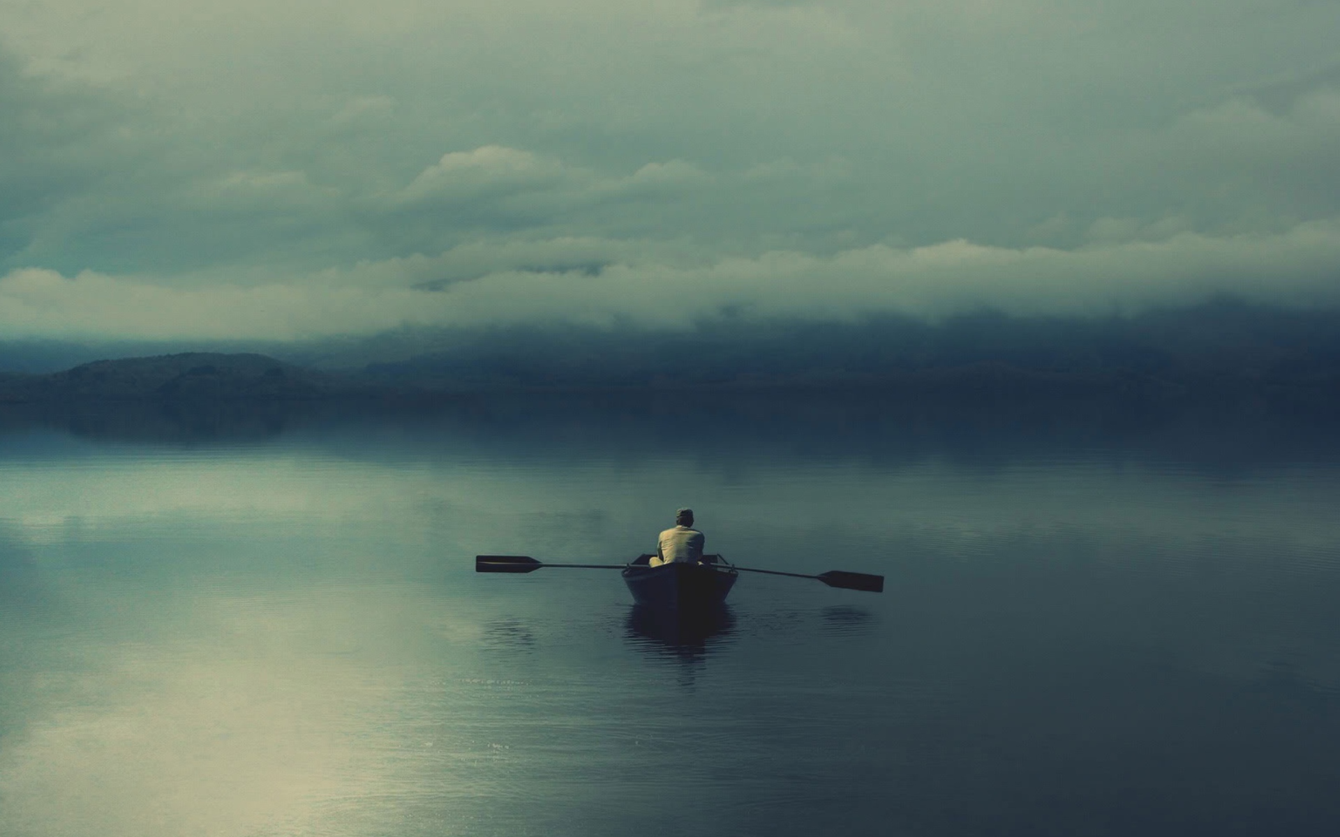 Canoe Rowing wallpaper 1920x1200