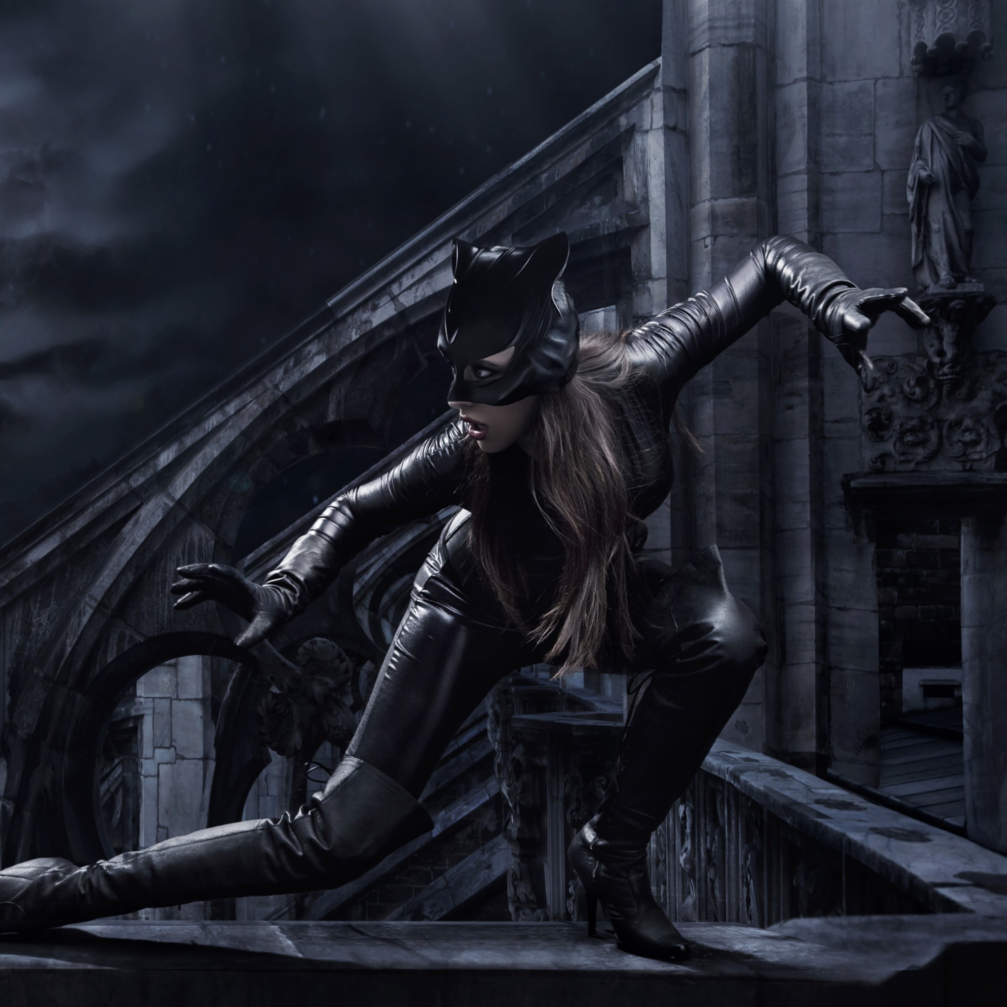 Fondo de pantalla Catwoman DC Comics 2048x2048