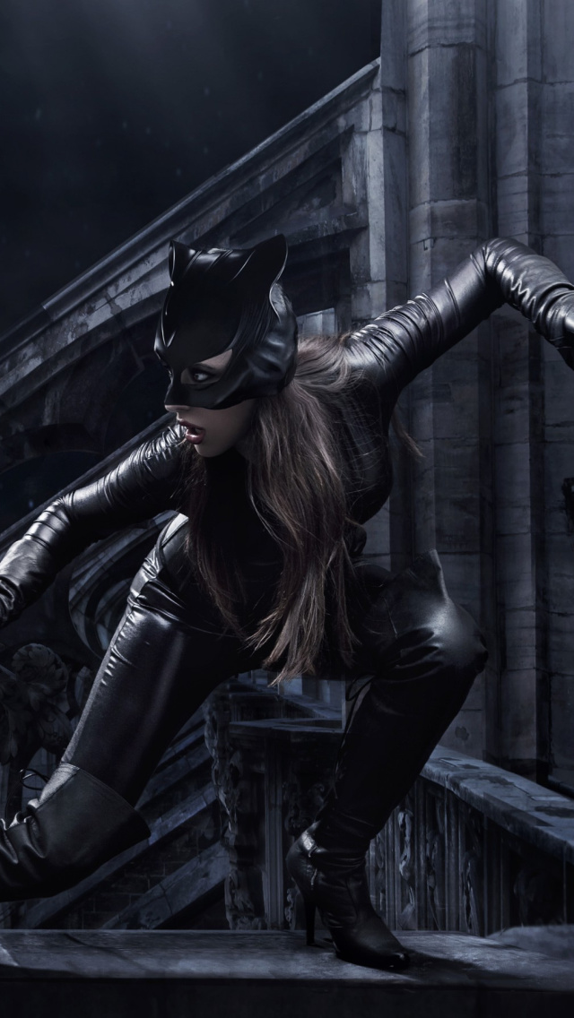 Fondo de pantalla Catwoman DC Comics 640x1136