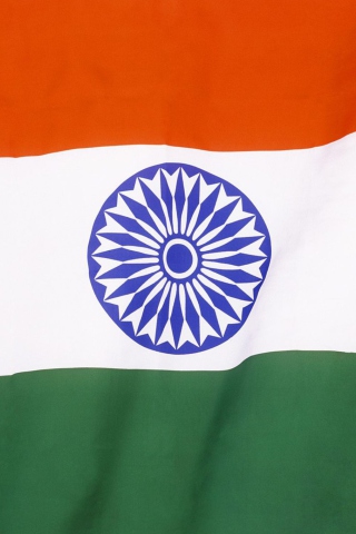 Das Indian Flag Wallpaper 320x480