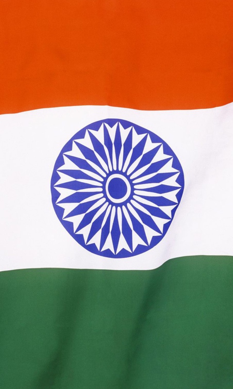 Fondo de pantalla Indian Flag 480x800