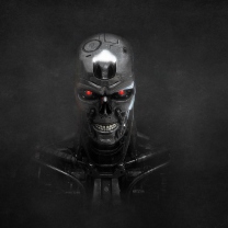 Das Terminator Skeleton Wallpaper 208x208