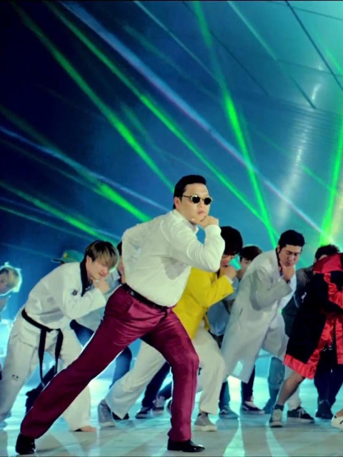 Das Gangnam Dance Wallpaper 480x640