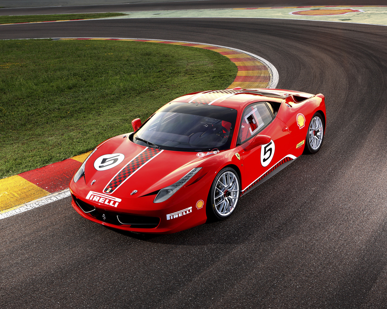 Fondo de pantalla Ferrari Challenge Series 1280x1024
