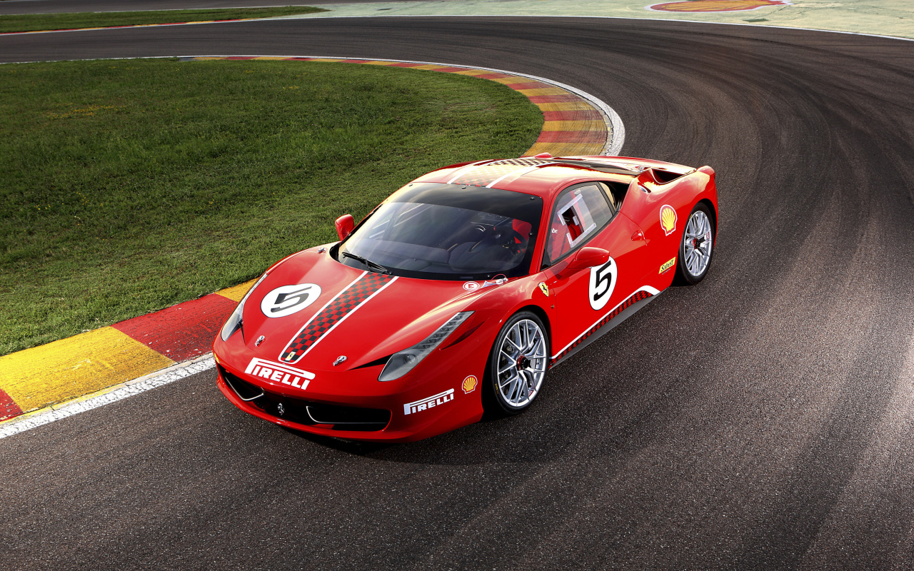 Fondo de pantalla Ferrari Challenge Series 1280x800