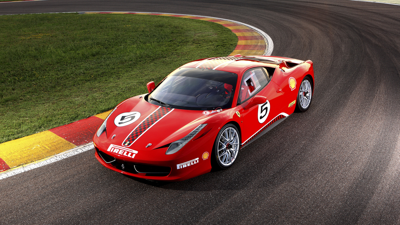 Ferrari Challenge Series wallpaper 1366x768