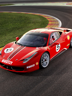 Screenshot №1 pro téma Ferrari Challenge Series 240x320