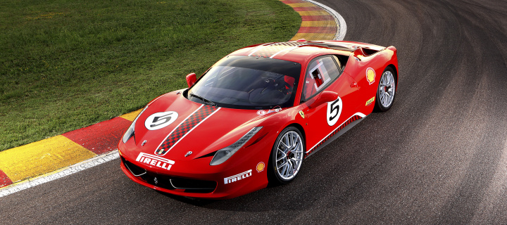 Sfondi Ferrari Challenge Series 720x320