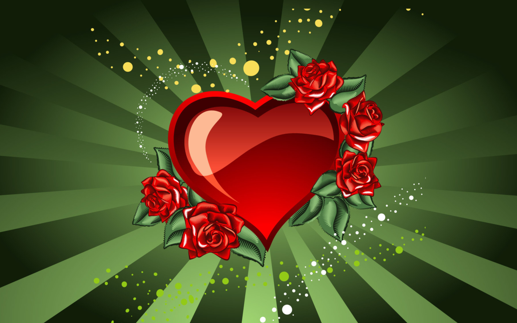 Saint Valentine's Day Heart wallpaper 1680x1050