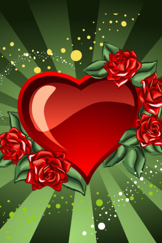 Screenshot №1 pro téma Saint Valentine's Day Heart 320x480