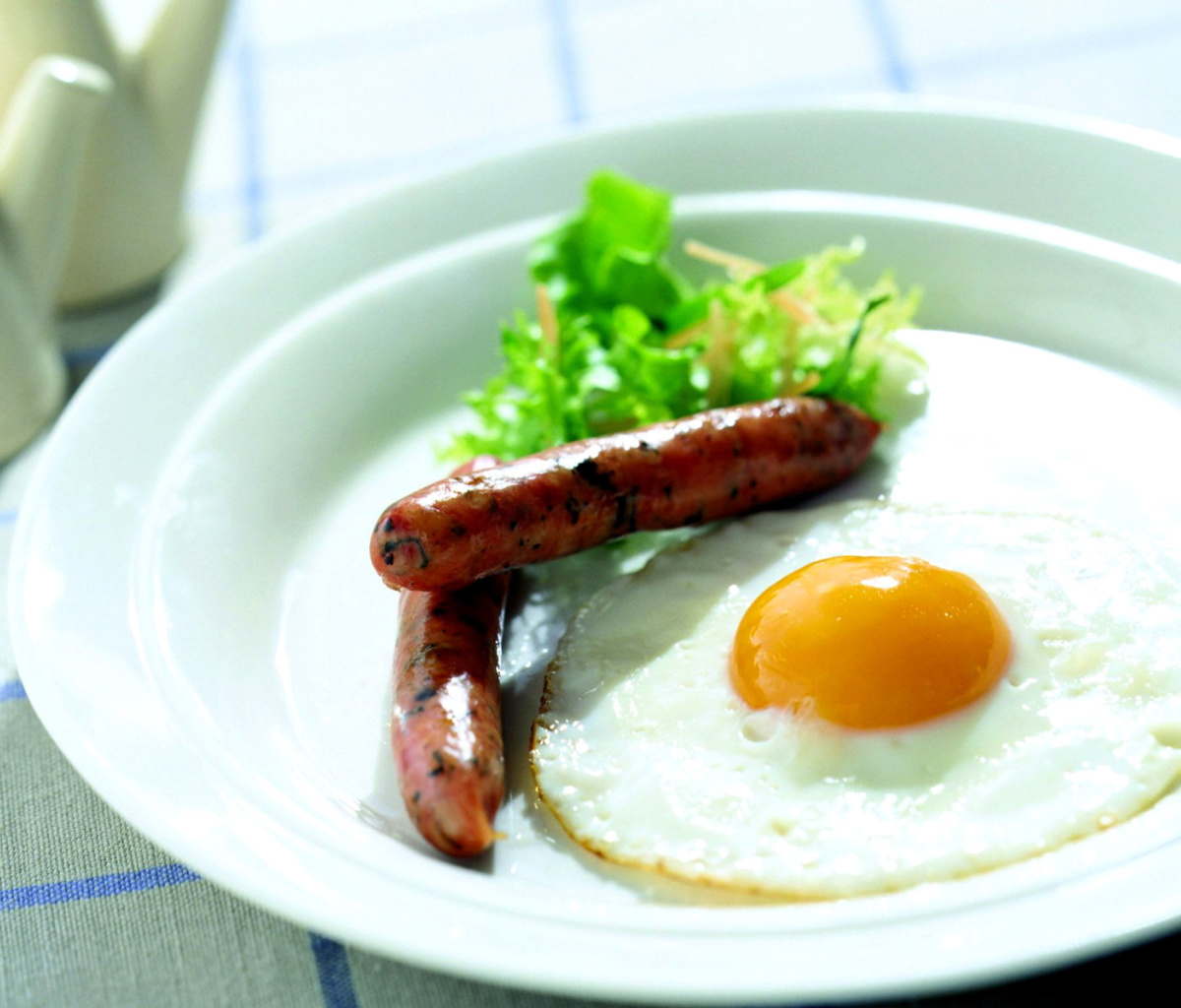 Das Breakfast with Sausage Wallpaper 1200x1024