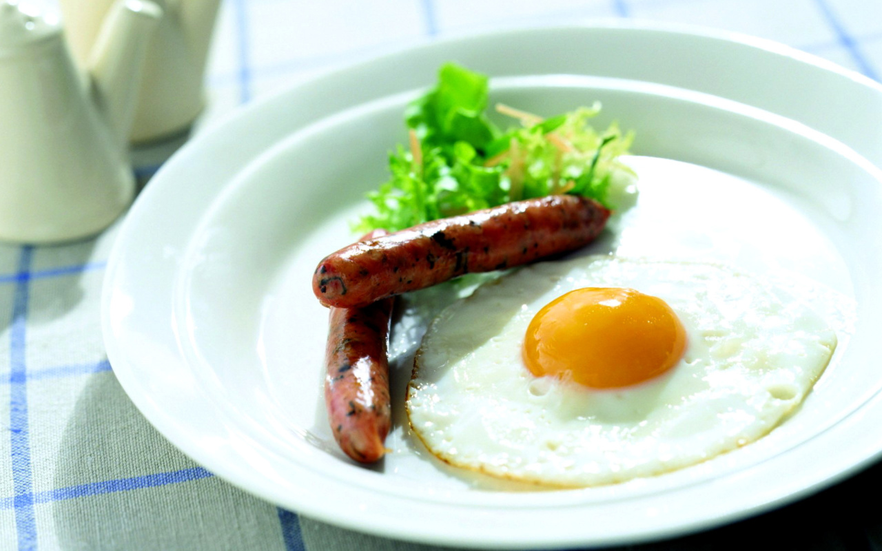 Breakfast with Sausage wallpaper 1280x800