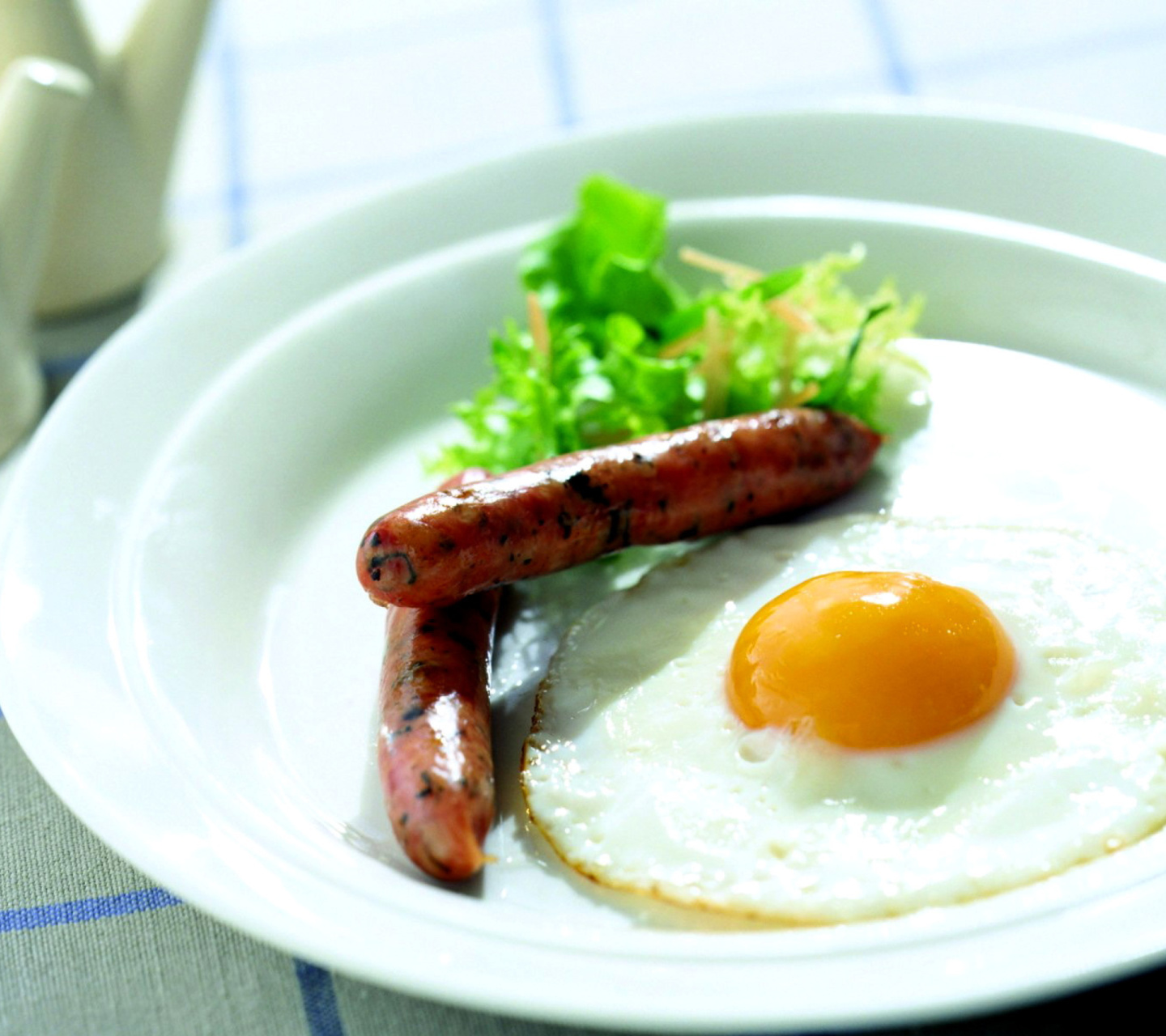 Das Breakfast with Sausage Wallpaper 1440x1280