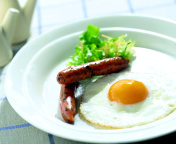 Breakfast with Sausage wallpaper 176x144