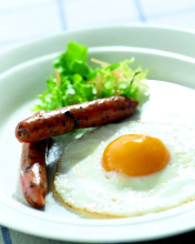 Breakfast with Sausage wallpaper 176x220